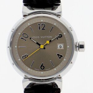 LOUIS VUITTON Watches Q1212 Stainless Steel/leather Quartz